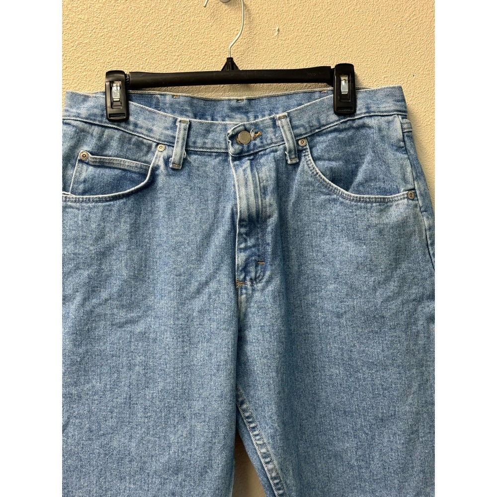 Wrangler Men's Jeans Straight Leg Size W34 L30 Medium Wash‎